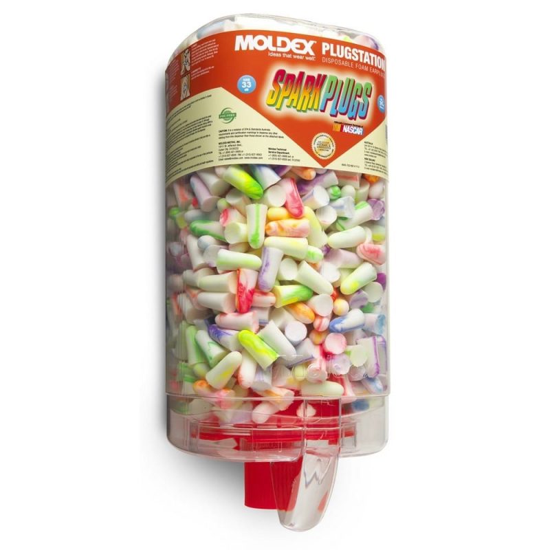 Moldex SparkPlugs PlugStation Dispenser (500 Pairs per Dispenser, 4 Disp. Per Case)
