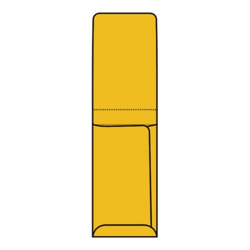 Open End Parking Ticket/Jewelry Envelopes, 3-1/8" x 5-1/2", 28#, Tan Kraft, Large Flaps, Remoistening Seal (Box of 500)