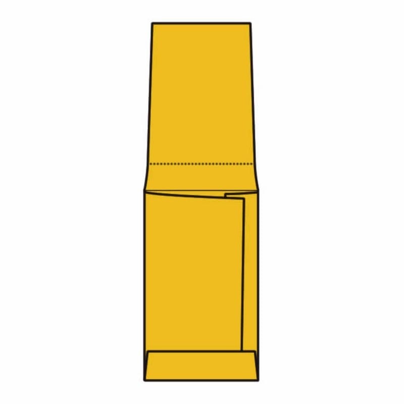 Open End Parking Ticket/Jewelry Envelopes, 3-5/8" x 6-7/8", 28# Tan/Brown Kraft, Remoistening Seal Below Perf (Box of 500) - Image 2