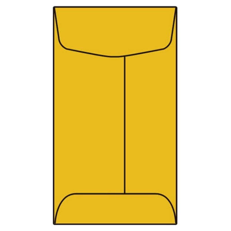 #14 Open End Policy Envelopes, 5" x 11-1/2", 28#, Roptex, Tan / Brown Kraft (Box of 500)