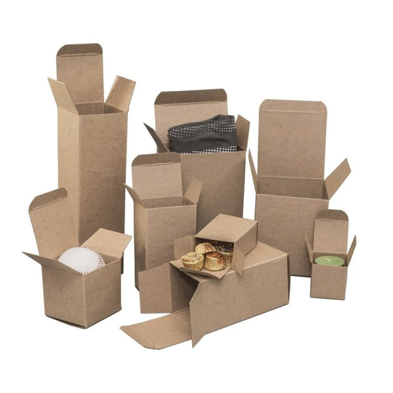 .024 Kraft Reverse Tuck Cartons, 3 x 3 x 6 (Carton of 250)