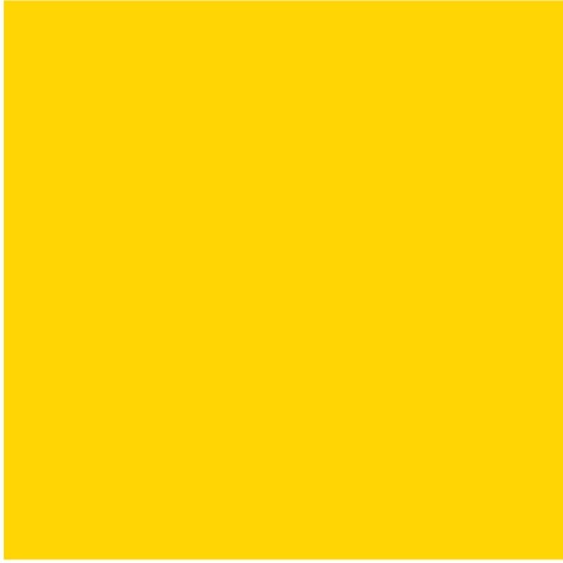 Ames Compatible Solid Yellow Labels, Laminated Stock, 1-7/8" X 1-7/8" Individual Colors - Roll of 500