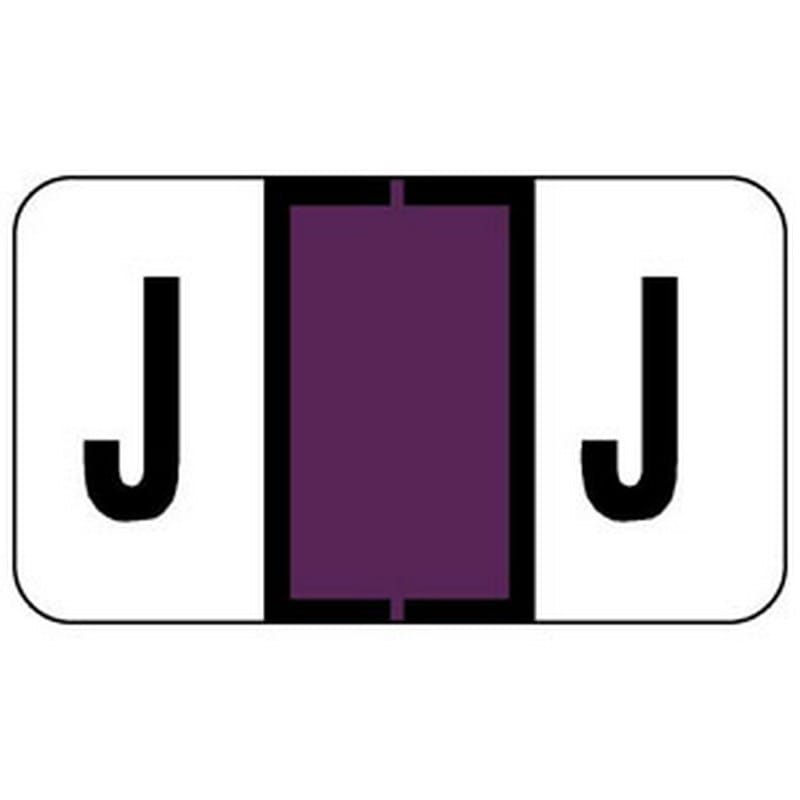 Jeter 0200 Compatible "J" Labels, Laminated Stock, 15/16" X 1-5/8" Individual Letters - Roll of 500 - Image 2