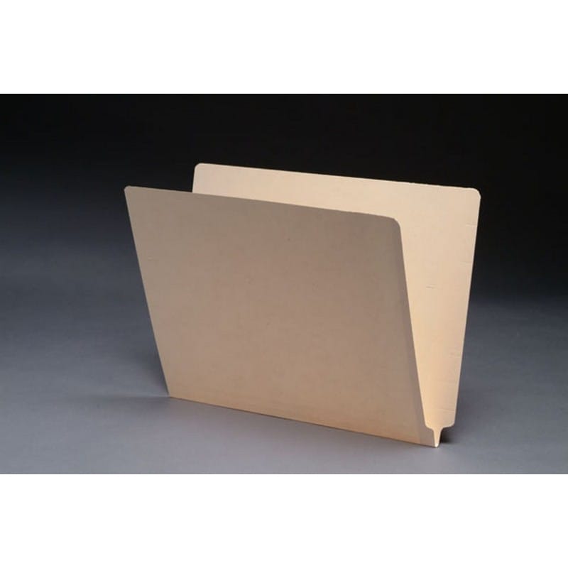 11pt Manila Folders, Full Cut 2-Ply END TAB, Letter Size (Box of 100) - Image 2