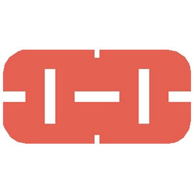 Tab Compatible Mini "I" Labels, Vinyl Kimdura Stock, 1/2" X 1" Individual Letters - Roll of 500 - Image 2