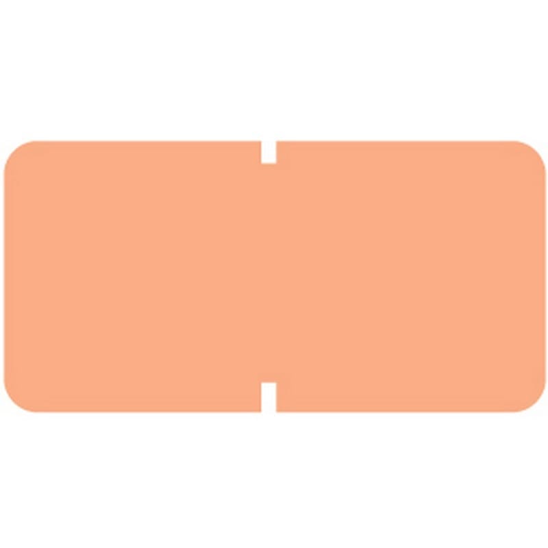 Tab Compatible Solid Pink Labels, Vinyl Kimdura Stock, 1/2" X 1" Individual Colors - Roll of 1000