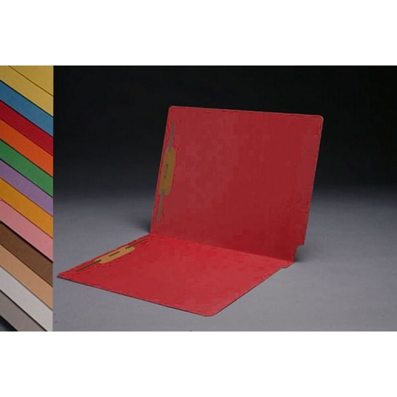 11pt Color Folders, Full Cut 2-Ply END TAB, Letter Size, Fastener Pos #1 & #3 (Box of 50) - Image 10