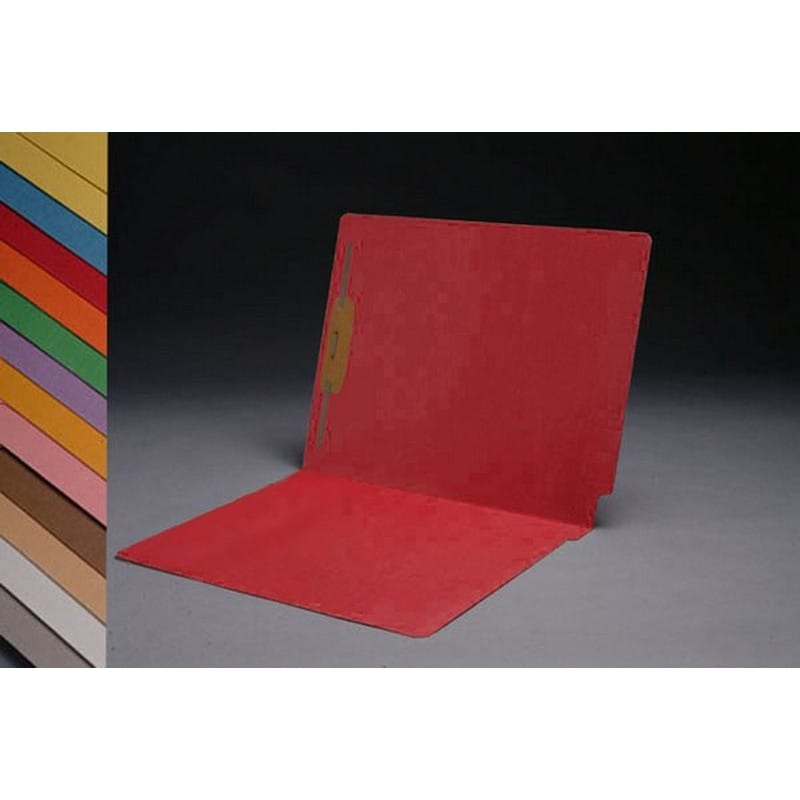 14pt Color Folders, Full Cut 2-Ply END TAB, Letter Size, Fastener Pos #1 (Box of 50) - Image 10