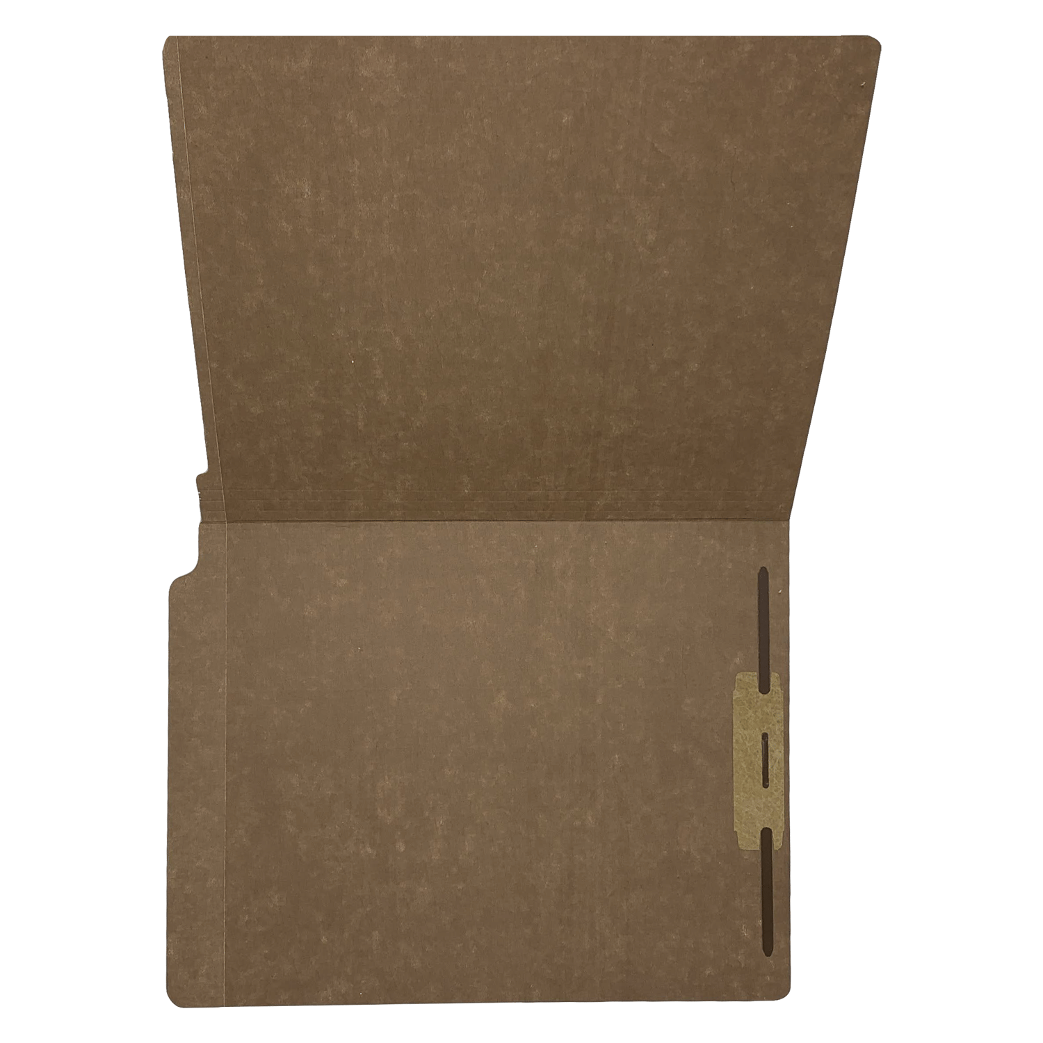 14pt Brown Folders, Full Cut 2-Ply END TAB, Letter Size, Fastener Pos #1 (Box of 50) - Image 4
