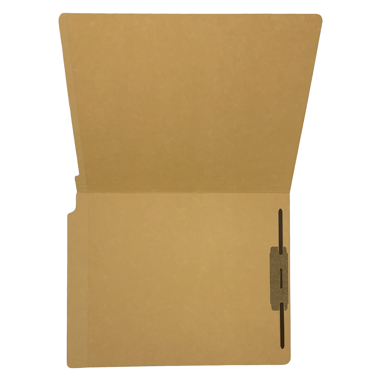 14pt Tan Folders, Full Cut 2-Ply END TAB, Letter Size, Fastener Pos #1 (Box of 50) - Image 4