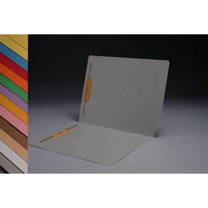 14pt Color Folders, Full Cut 2-Ply END TAB, Letter Size, Fastener Pos #1 & #3 (Box of 50) - Image 4