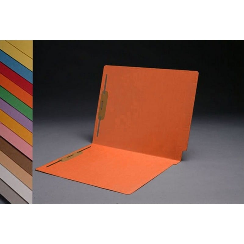 14pt Color Folders, Full Cut 2-Ply END TAB, Letter Size, Fastener Pos #1 & #3 (Box of 50) - Image 8