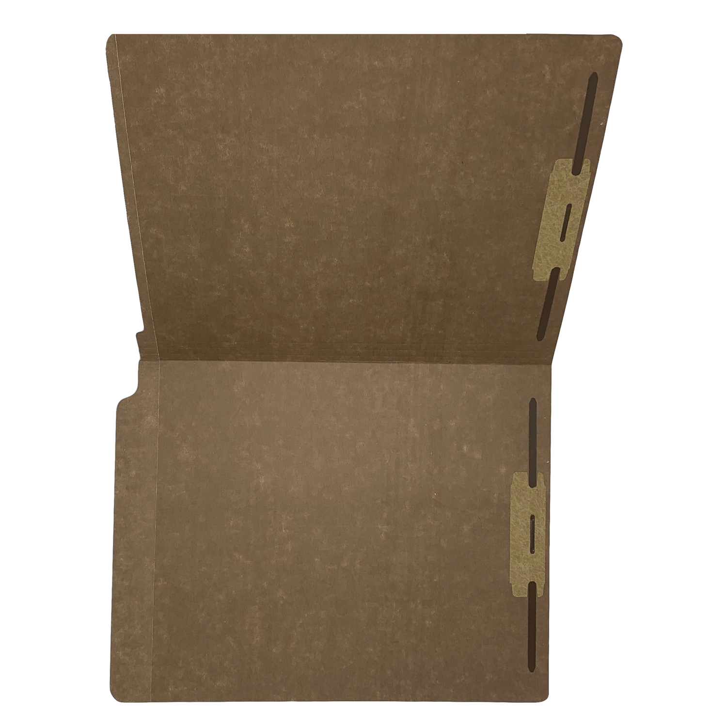 14pt Brown Folders, Full Cut 2-Ply END TAB, Letter Size, Fastener Pos #1 & #3 (Box of 50) - Image 4