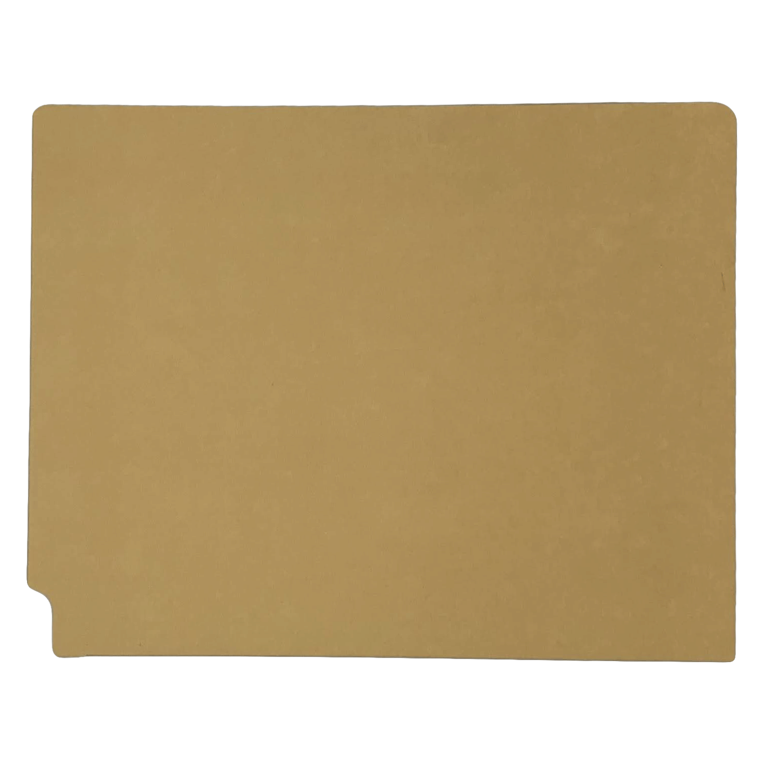 14pt Tan Folders, Full Cut 2-Ply END TAB, Letter Size, Fastener Pos #1 & #3 (Box of 50) - Image 2