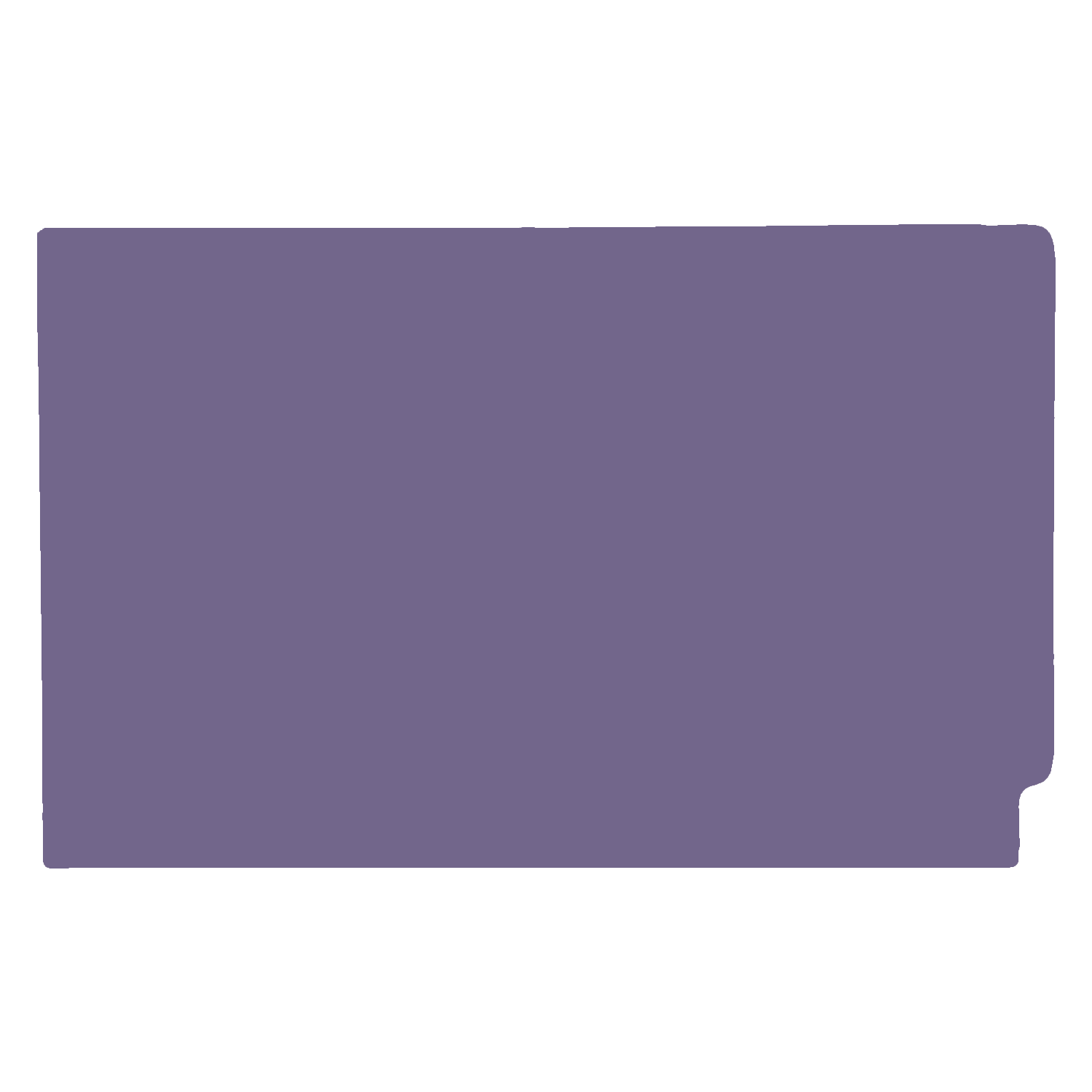14pt Lavender Folders, Full Cut 2-Ply END TAB, Legal Size (Box of 50) - Image 2
