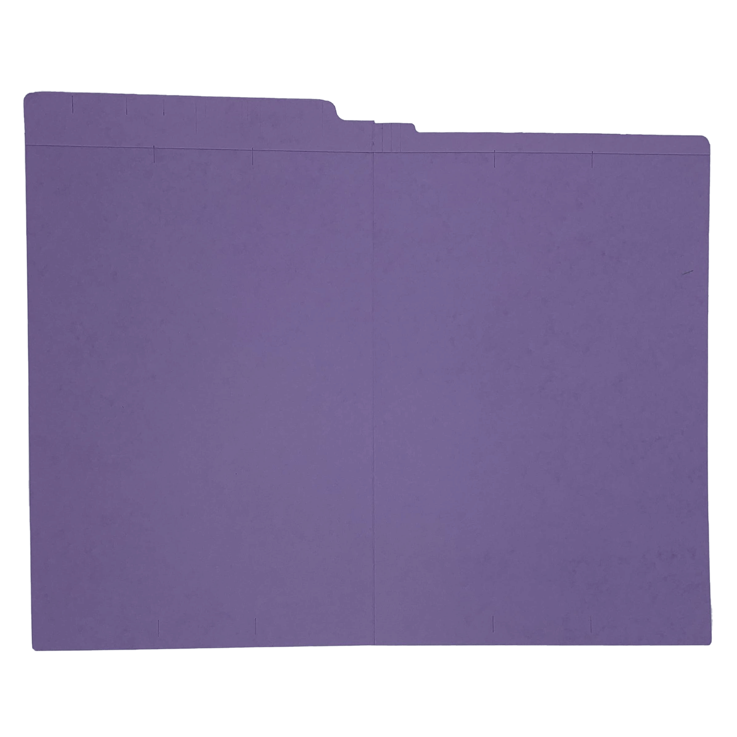 14pt Lavender Folders, Full Cut 2-Ply END TAB, Legal Size (Box of 50) - Image 3