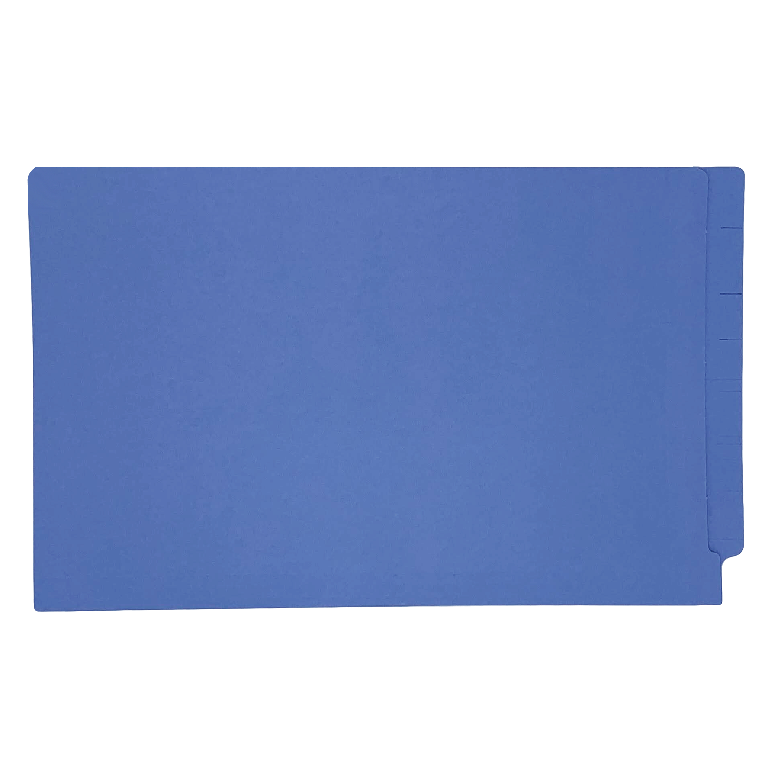 14pt Dark Blue Folders, Full Cut 2-Ply END TAB, Legal Size, Fastener Pos #1 (Box of 50)