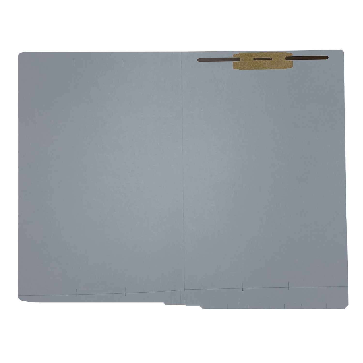 14pt Gray Folders, Full Cut 2-Ply END TAB, Legal Size, Fastener Pos #1 (Box of 50) - Image 3
