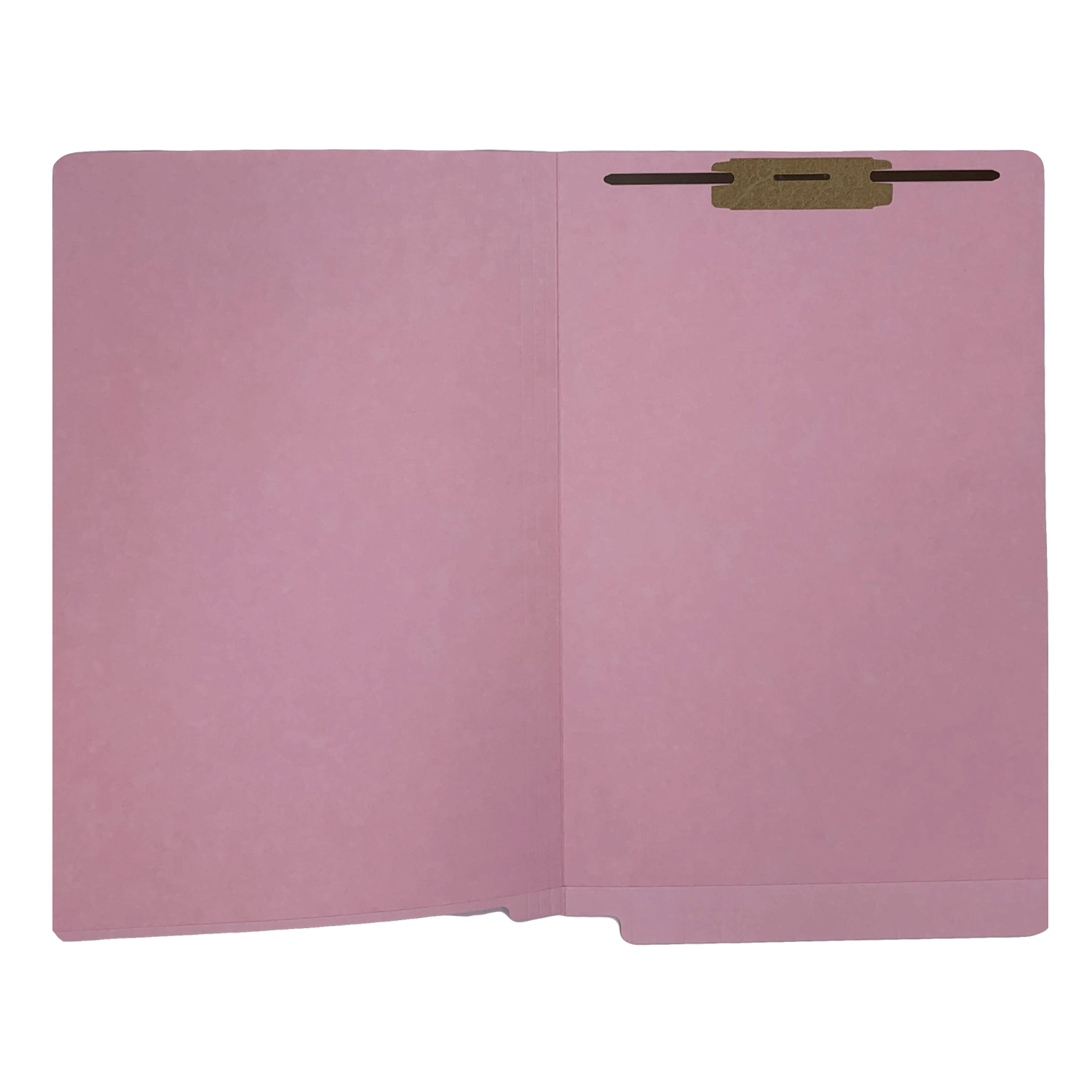 14pt Pink Folders, Full Cut 2-Ply END TAB, Legal Size, Fastener Pos #1 (Box of 50) - Image 3