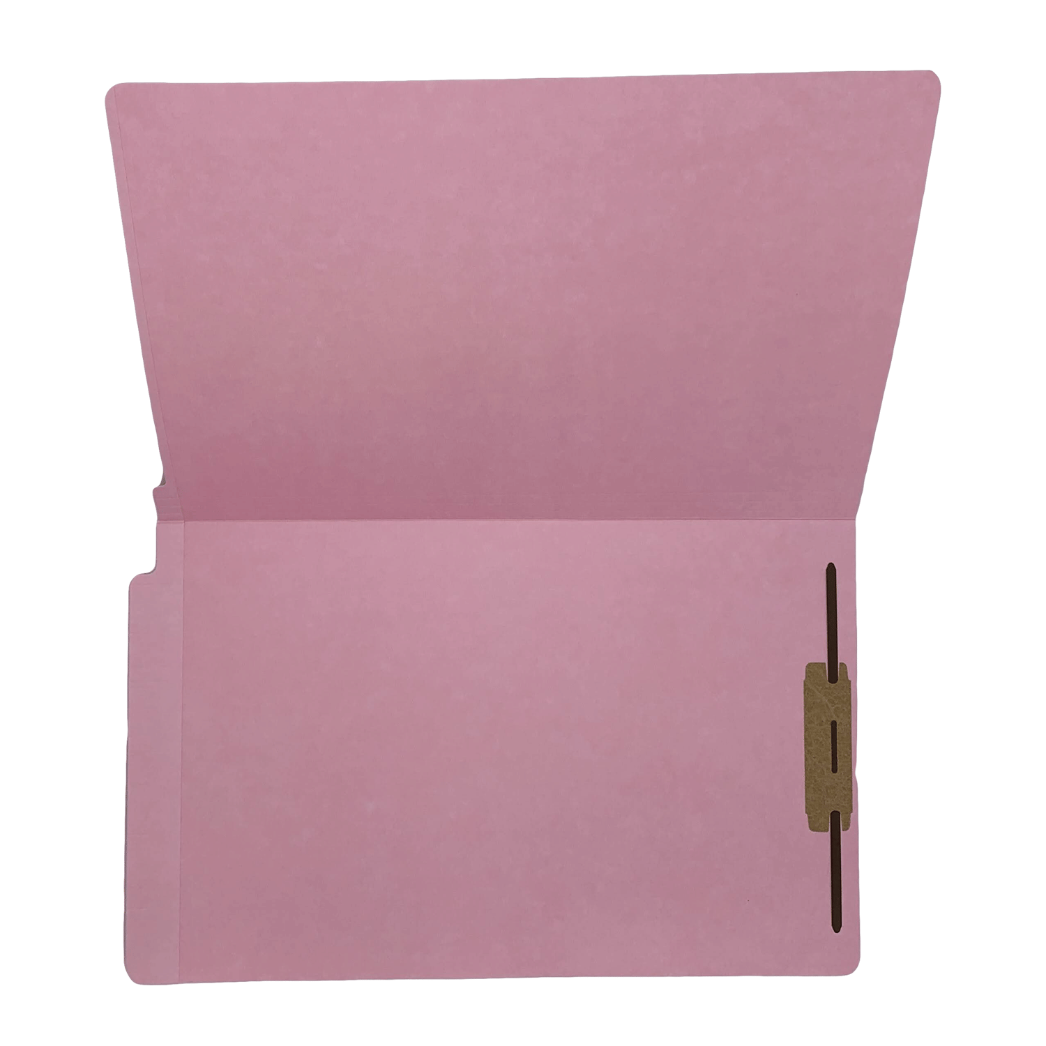 14pt Pink Folders, Full Cut 2-Ply END TAB, Legal Size, Fastener Pos #1 (Box of 50) - Image 4
