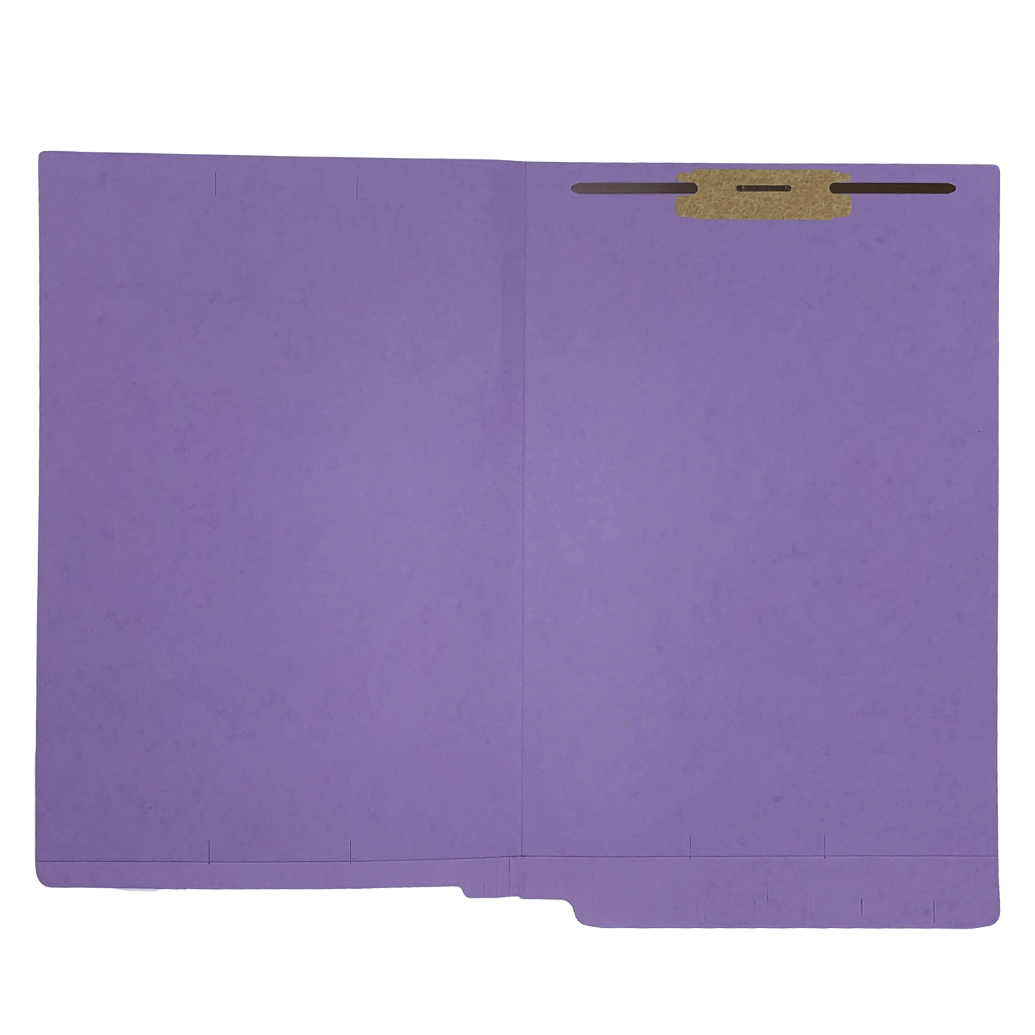 14pt Lavender Folders, Full Cut 2-Ply END TAB, Legal Size, Fastener Pos #1 (Box of 50) - Image 3