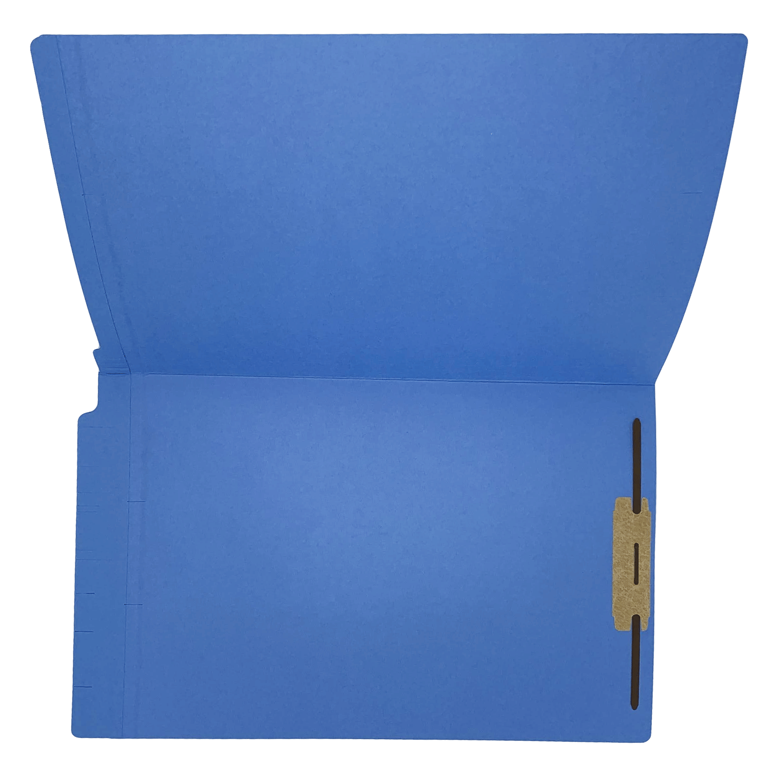 14pt Dark Blue Folders, Full Cut 2-Ply END TAB, Legal Size, Fastener Pos #1 & #3 (Box of 50) - Image 4