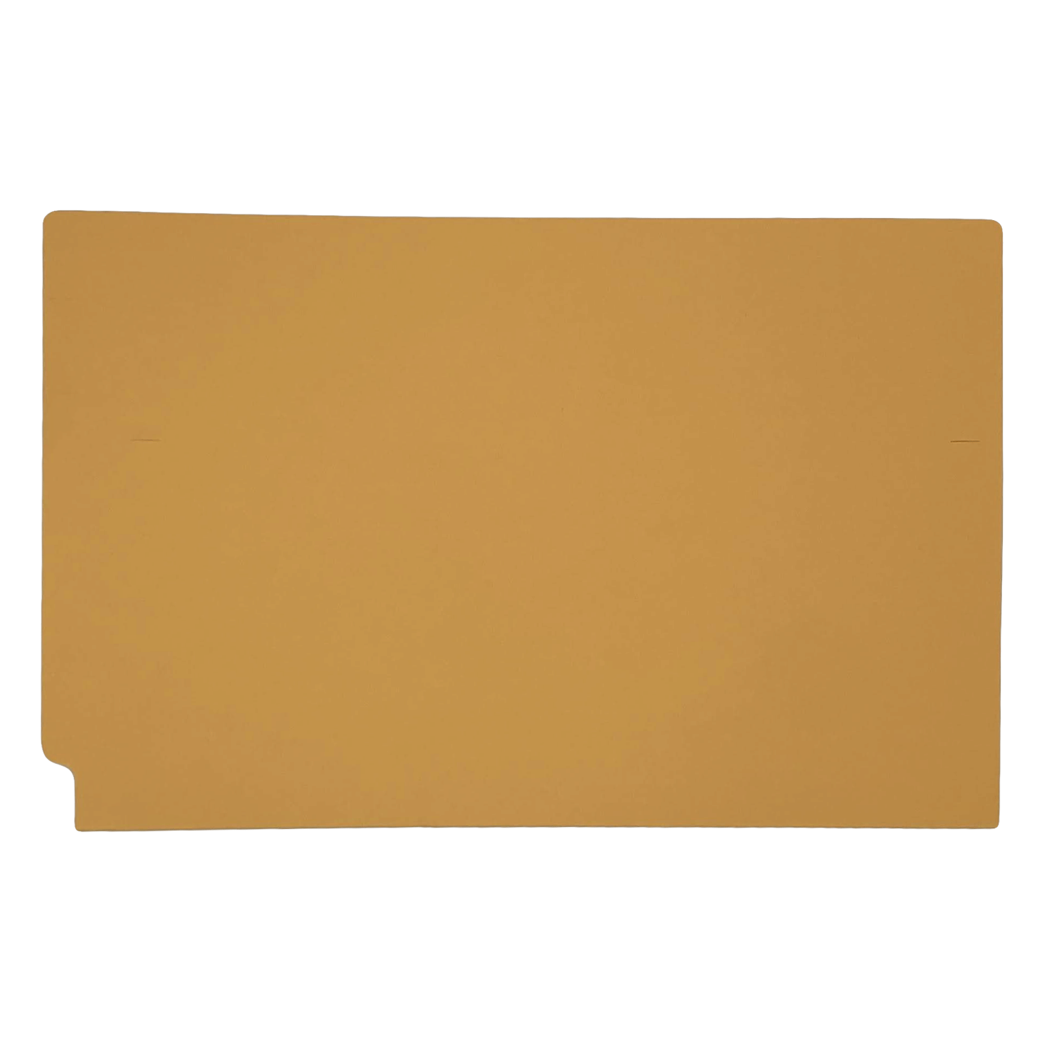 14pt Goldenrod Folders, Full Cut 2-Ply END TAB, Legal Size, Fastener Pos #1 & #3 (Box of 50) - Image 2