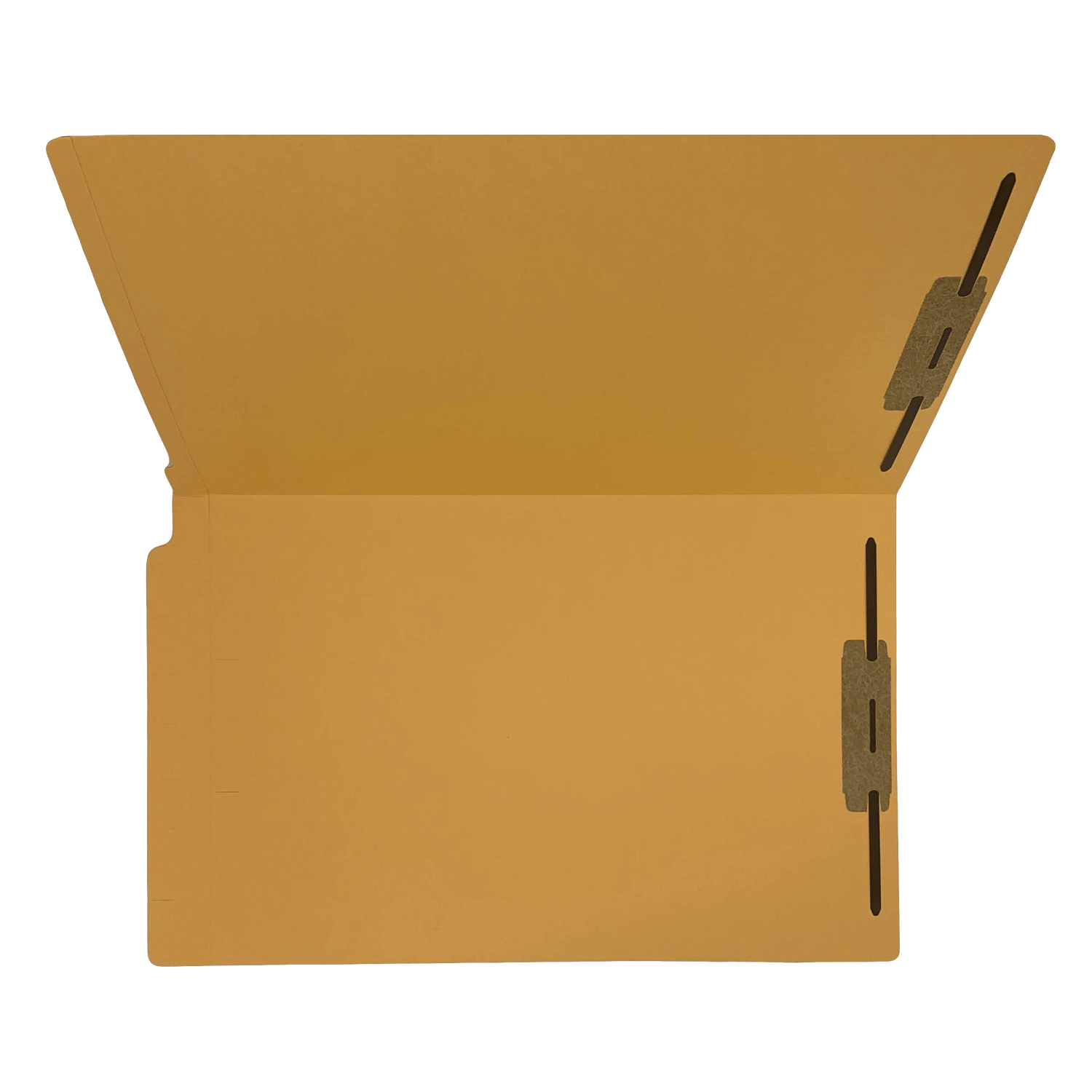 14pt Goldenrod Folders, Full Cut 2-Ply END TAB, Legal Size, Fastener Pos #1 & #3 (Box of 50) - Image 4