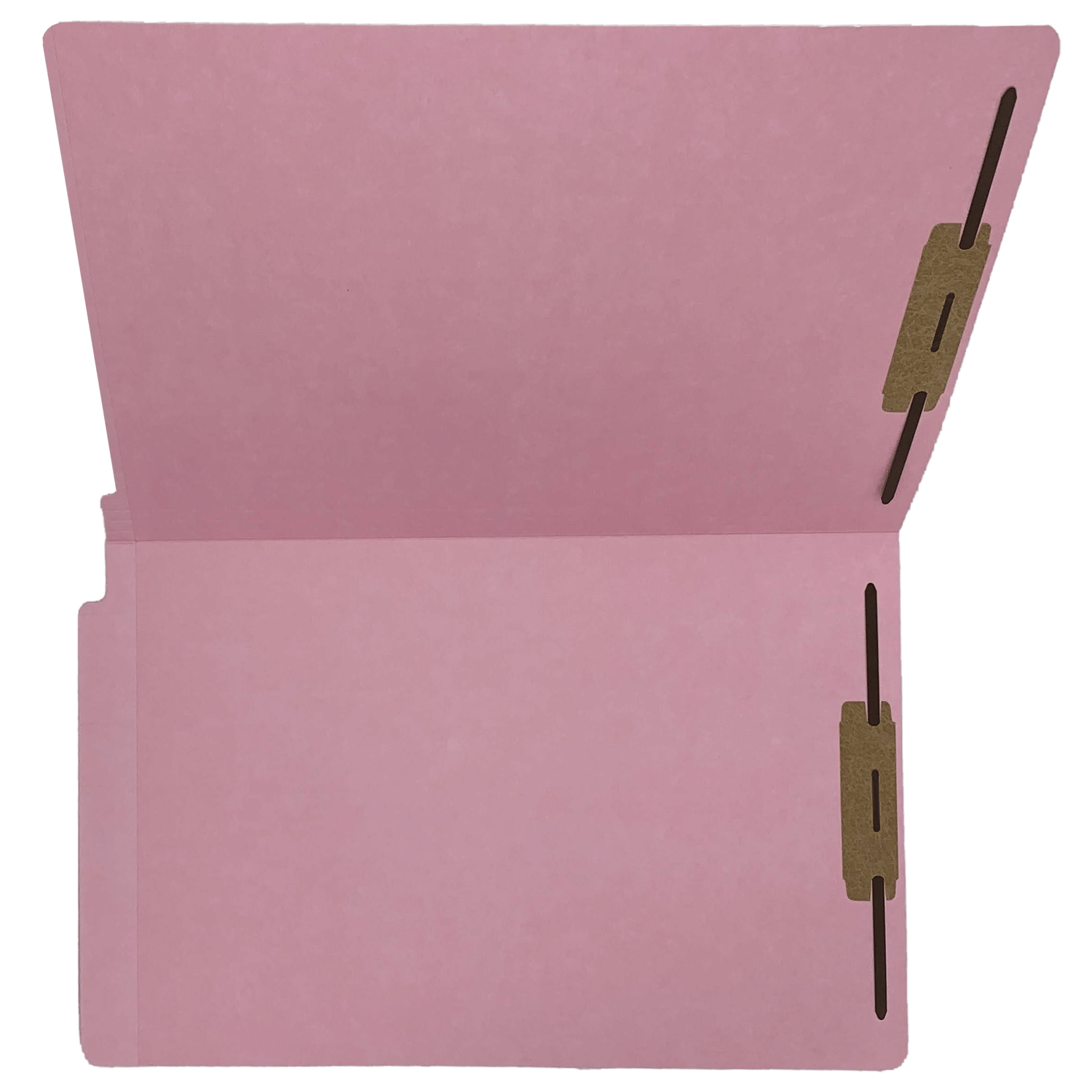 14pt Pink Folders, Full Cut 2-Ply END TAB, Legal Size, Fastener Pos #1 & #3 (Box of 50) - Image 4