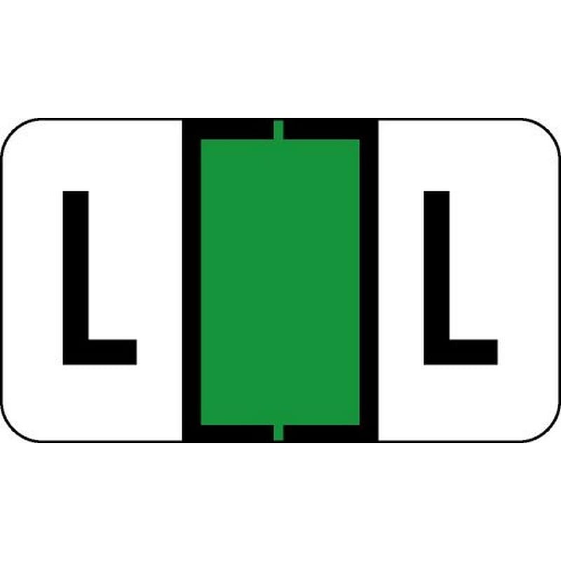 Jeter 2500 Compatible "L" Labels, Laminated Stock, 15/16" X 1-5/8" Individual Letters - Roll of 500 - Image 2
