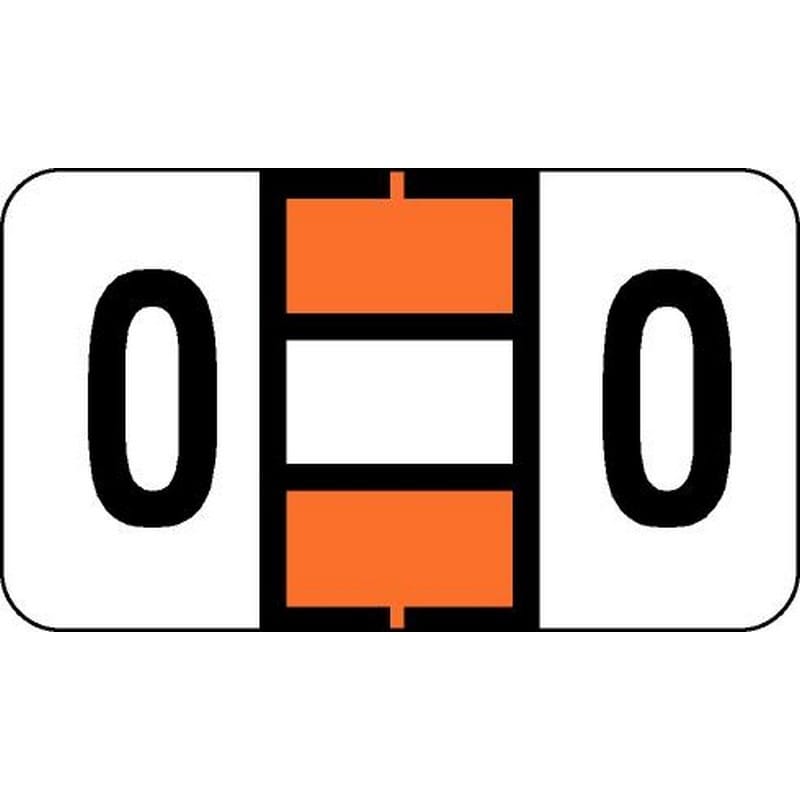 Jeter 2500 Compatible "O" Labels, Laminated Stock, 15/16" X 1-5/8" Individual Letters - Roll of 500