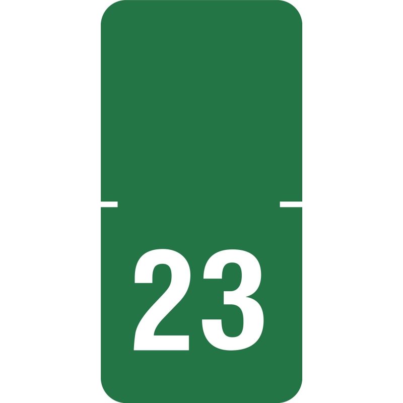 Tabbies Compatible "23" Yearband Labels, 1" X 1/2" - Pkg of 250