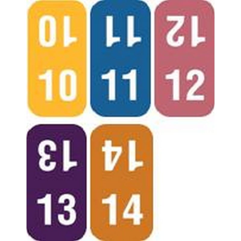 Smead Compatible Yearband Labels, 1" X 1/2" - Roll of 500 - Image 2