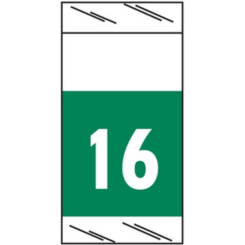 Col'R'Tab Compatible "15" Yearband Labels, 1-1/2" X 3/4" - Roll of 1000