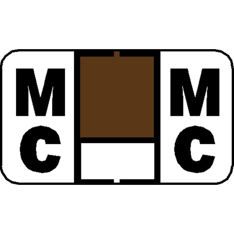 Jeter 7200 Compatible "Mc" Labels, Laminated Stock, 15/16" X 1-5/8", Individual Letters - Pack of 240 - Image 2