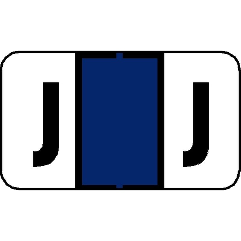 Jeter 7200 Compatible "J" Labels, Laminated Stock, 15/16" X 1-5/8", Individual Letters - Pack of 225 - Image 2