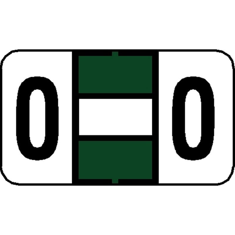 Jeter 7200 Compatible "O" Labels, Laminated Stock, 15/16" X 1-5/8", Individual Letters - Pack of 225
