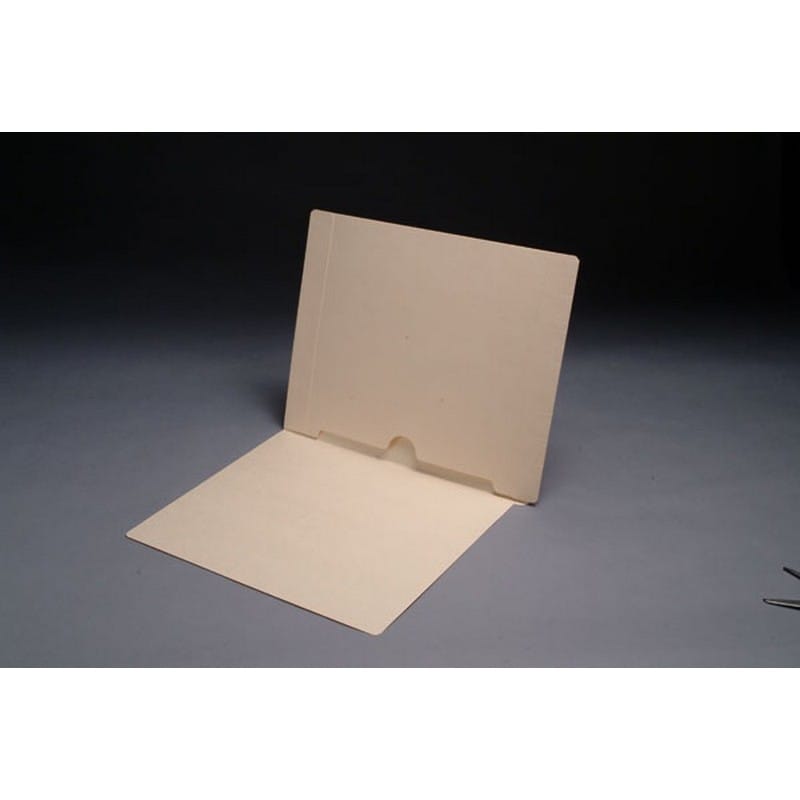 11pt Manila Folders, Full Cut END TAB, Letter Size, Full Open Bottom Back Pocket (Box of 50) - Image 2