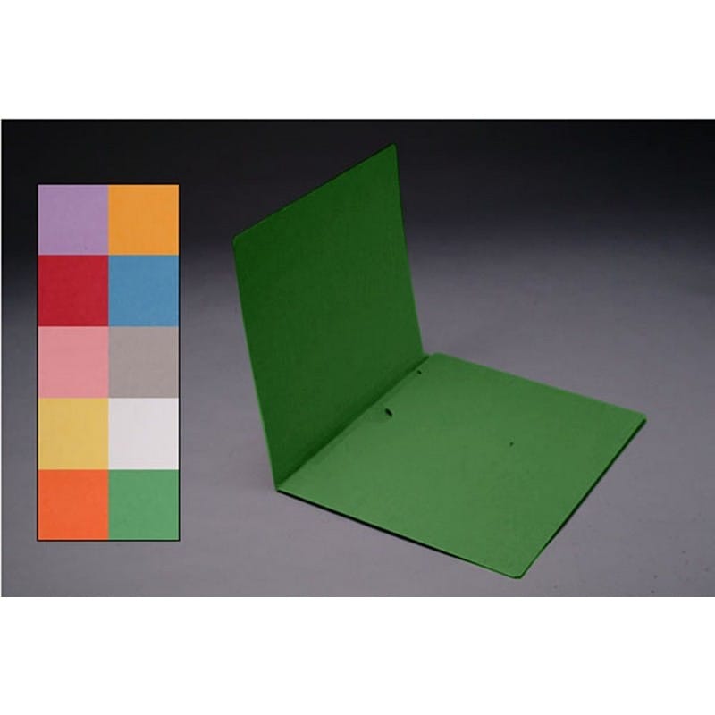 11pt Green Folders, Full Cut END TAB, Letter Size, Full Back Pocket (Box of 50) - Image 2