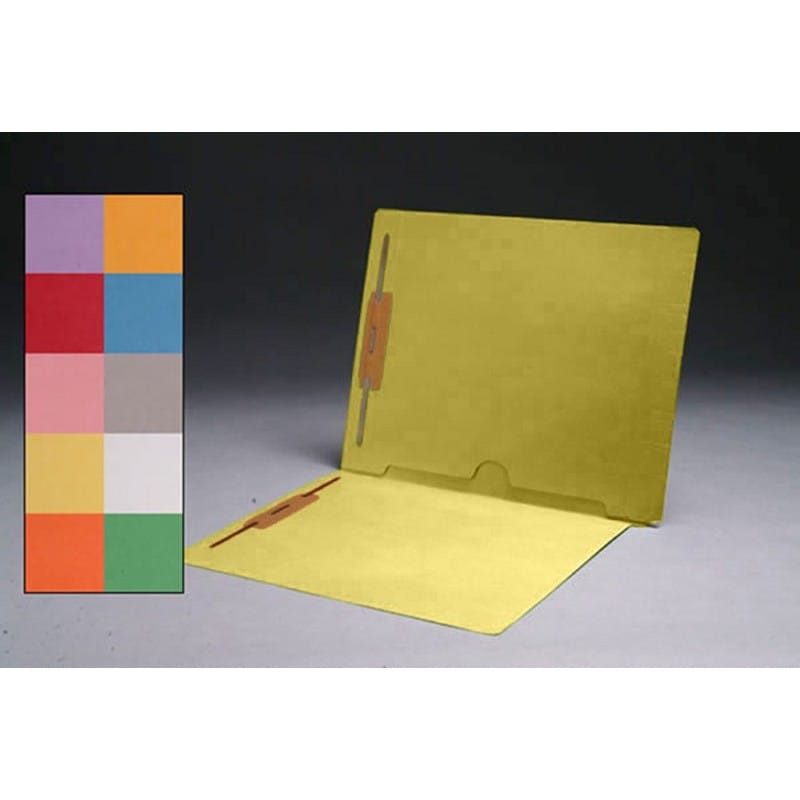11pt Color Folders, Full Cut END TAB, Letter Size, Full Back Pocket, Fasteners Pos #1 & #3 (Box of 50) - Image 10