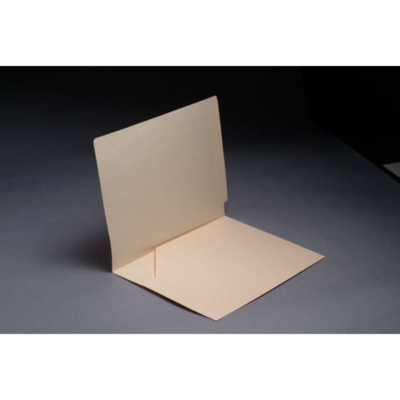 11pt Manila Folders, Full Cut END TAB, Letter Size, Full Diagonal Pocket (Box of 50)