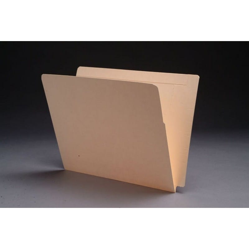 14pt Manila Folders, Full Cut 2-Ply End/Top Interlock Tab, Letter Size (Box of 50) - Image 2