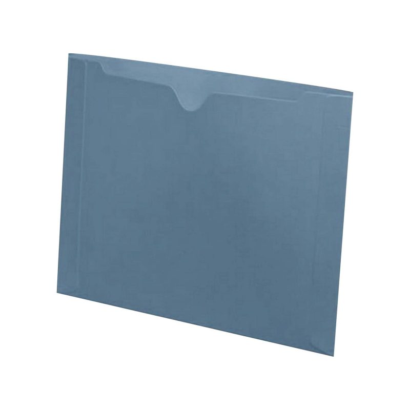11pt Dark Blue Jacket, Letter Size, Dental Style (Box of 50)