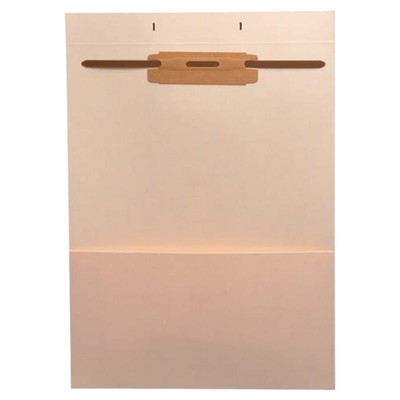 Fileback Sheet with 1/2 Pocket