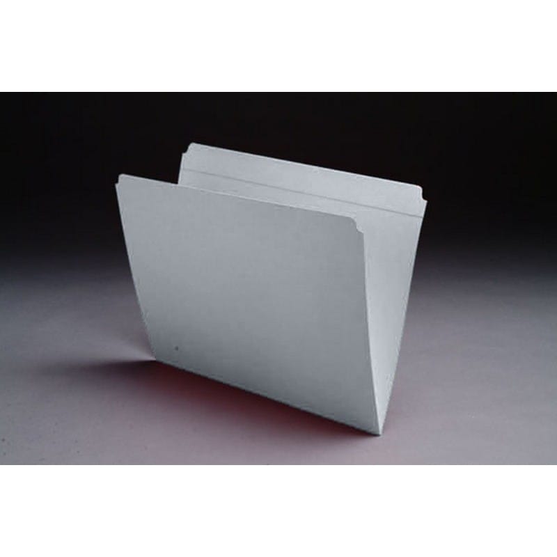 11pt White Folders, Full Cut Reinforced TOP TAB, Letter Size (Box of 100) - Image 2