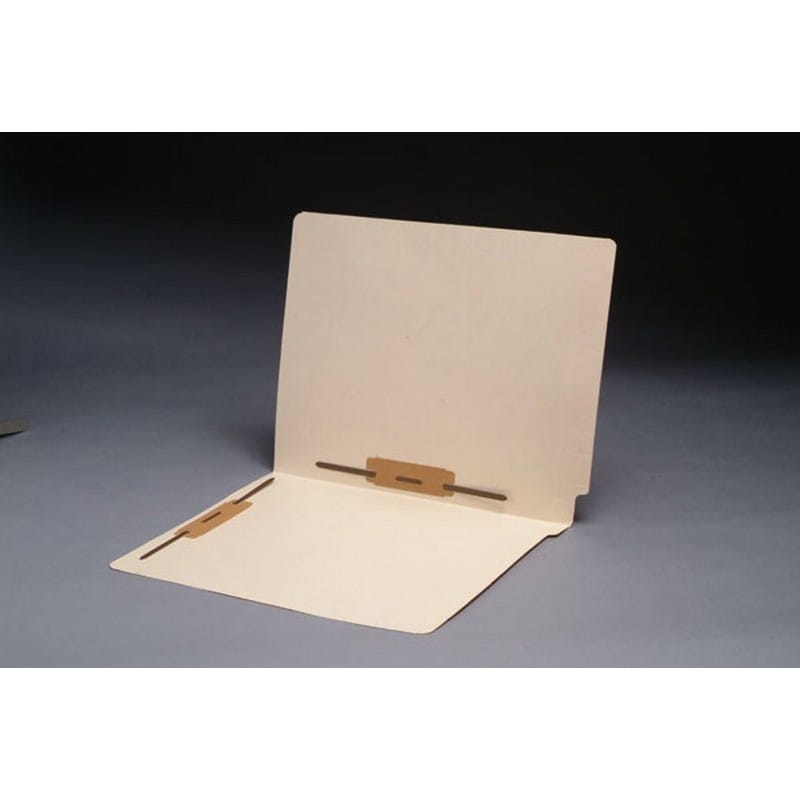 14pt Manila Folders, Full Cut 2-Ply END TAB, Letter Size, Fastener Pos #3 & #5, Reinforced Spine (Box of 50) - Image 2