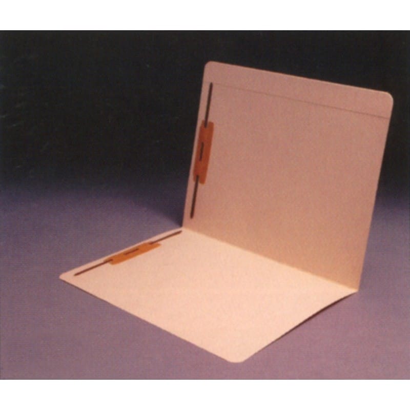 14pt Manila Folders, Full Cut Reinforced TOP TAB, Letter Size, Fastener Pos #1 and #3 (Box of 50) - Image 2