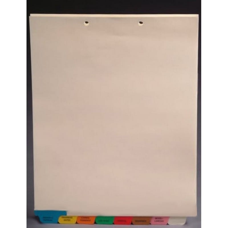 Stock Chart Divider Sets, Medical, END TABs, 1/8th Cut (50 Sets of 8 Tabs) - Image 2