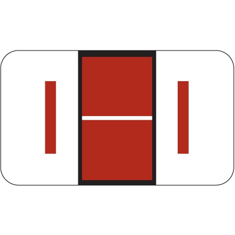 POS Compatible "I" Labels, Laminated Stock, 15/16" X 1-5/8" Individual Letters - Roll of 500 - Image 2
