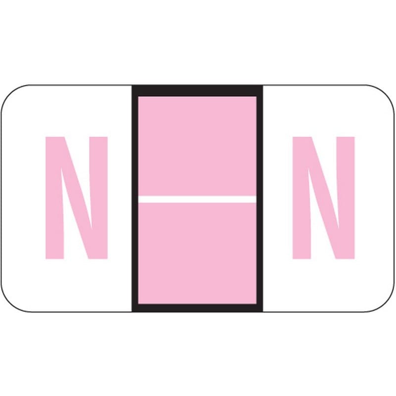 POS Compatible "N" Labels, Laminated Stock, 15/16" X 1-5/8" Individual Letters - Roll of 500 - Image 2
